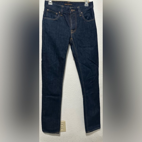 Nudie Jeans Women's Straight Leg Jeans - Dark Blue - Picture 1 of 13